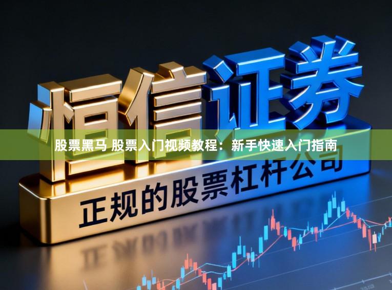 股票黑马 股票入门视频教程：新手快速入门指南