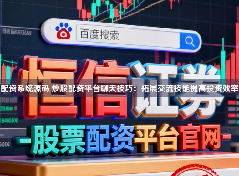 配资系统源码 炒股配资平台聊天技巧：拓展交流技能提高投资效率