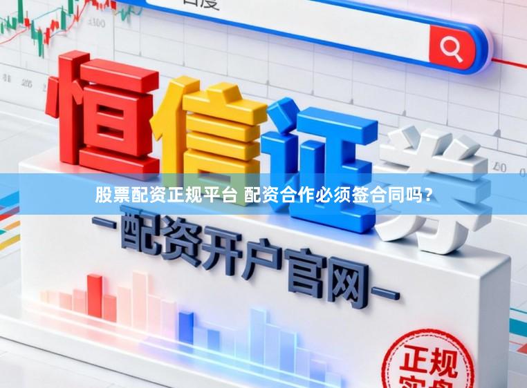 股票配资正规平台 配资合作必须签合同吗？